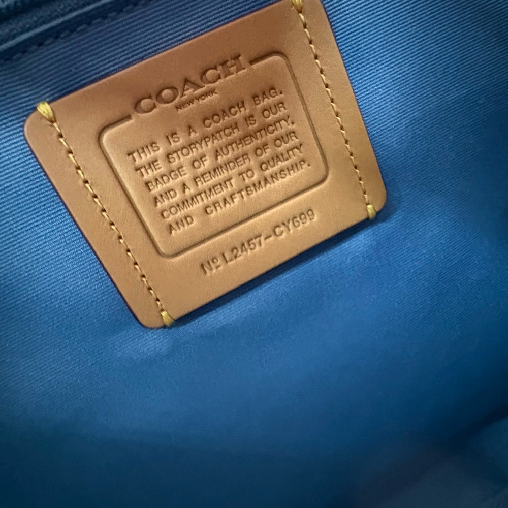 Coach Large Rowan-Denim - Picture 7 of 13